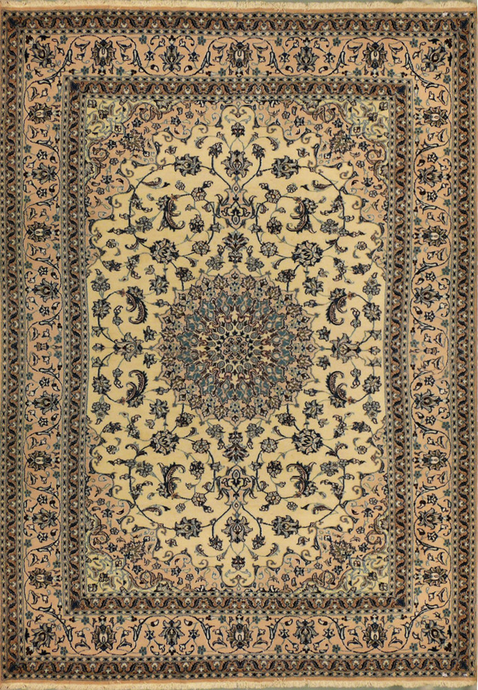 8'2" x 11'5" Persian Nain Rug very rare color combination 8'2" x 11'5" Persian Nain Rug very rare color combination