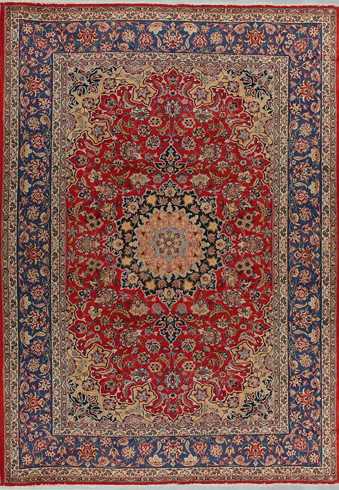 9'5" x 12'6" Persian Mashad Rug 9'5" x 12'6" Persian Mashad Rug