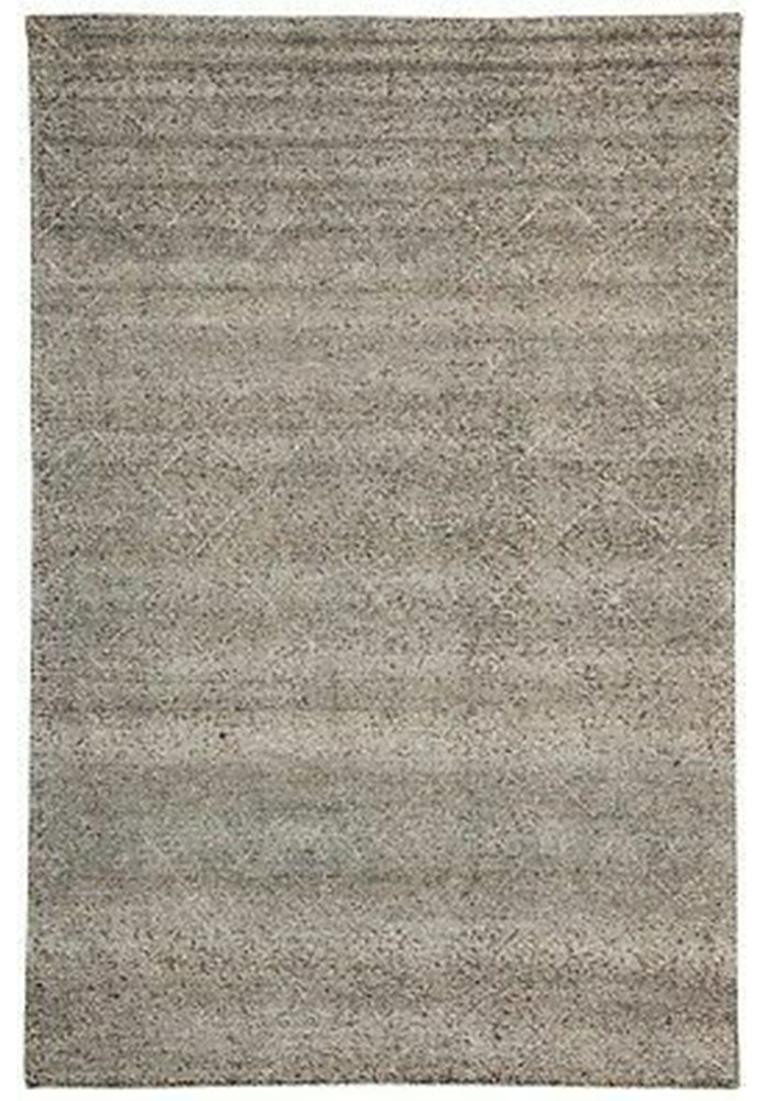 5x8 Contemporary Rug Wool & Bamboo On Durable Cotton All-Over Checked Design