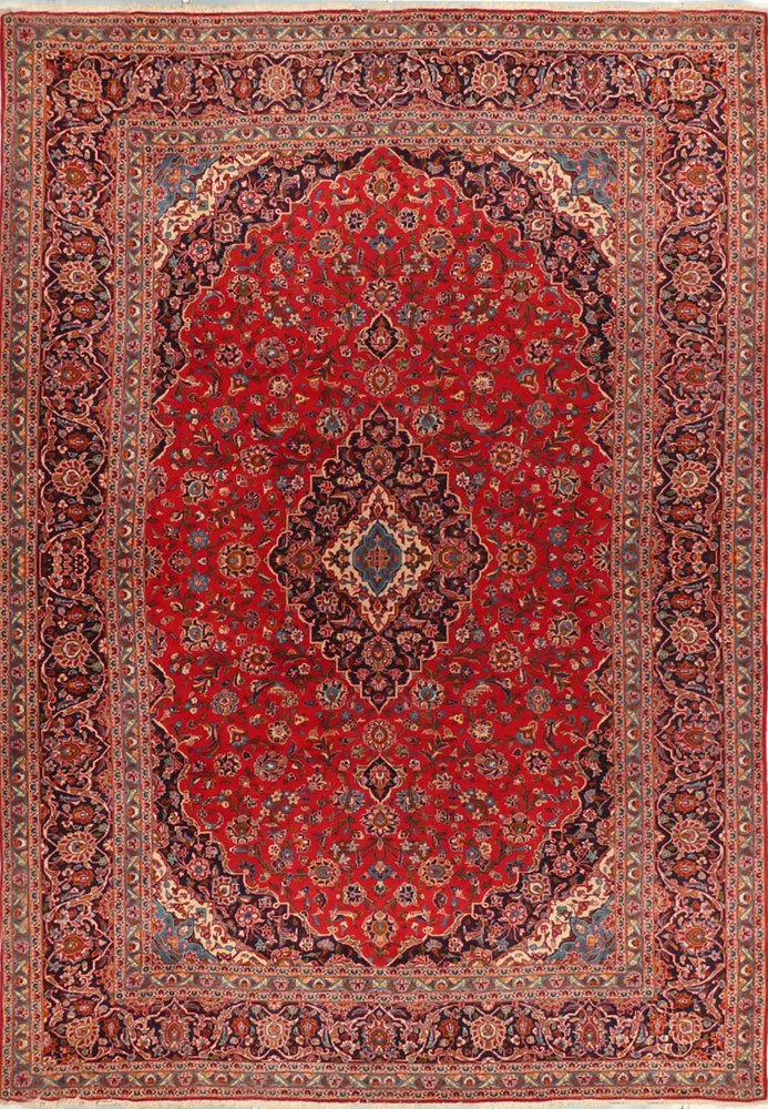 10 x 13'8" Persian Kashan Rug 10 x 13'8" Persian Kashan Rug