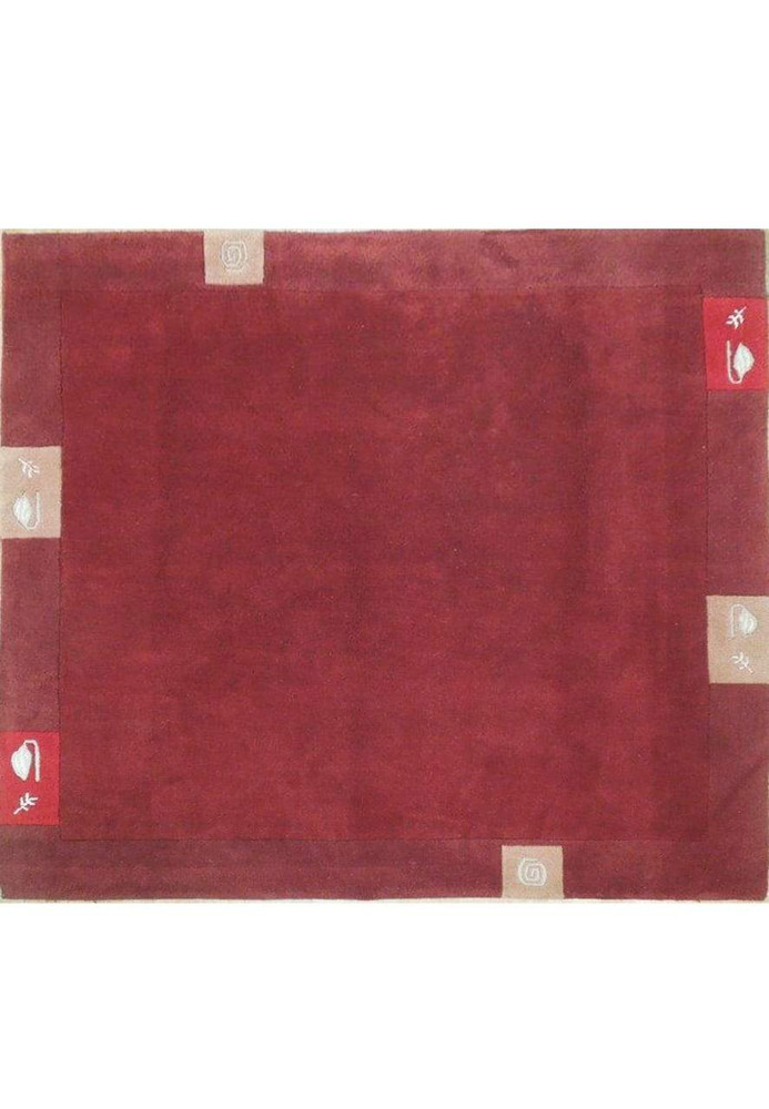 7 x 7 Modern Nepali Design Square Rug 7 x 7 Modern Nepali Design Square Rug
