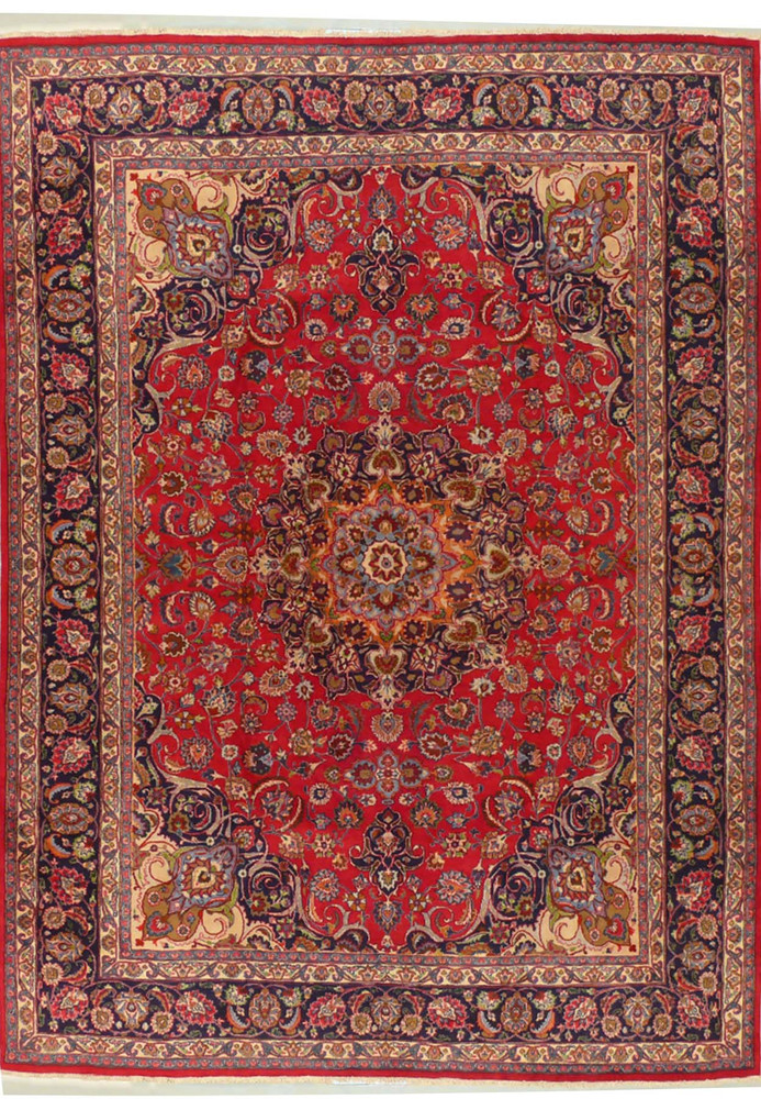 9'5"x13'5" Persian Mashad Rug 9'5"x13'5" Persian Mashad Rug