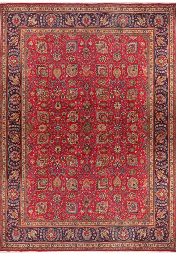 10 x 13 Persian Tabriz Rug Allover Design 10 x 13 Persian Tabriz Rug Allover Design