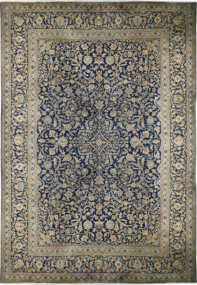 9'4 x 13'1 Premium Persian Kashan Rug 9'4 x 13'1 Premium Persian Kashan Rug