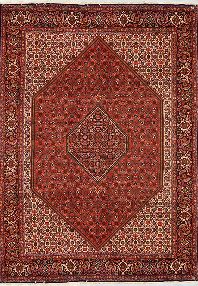 7 x 10 Persian Bijar Rug Diamond Medaillon 7 x 10 Persian Bijar Rug Diamond Medaillon