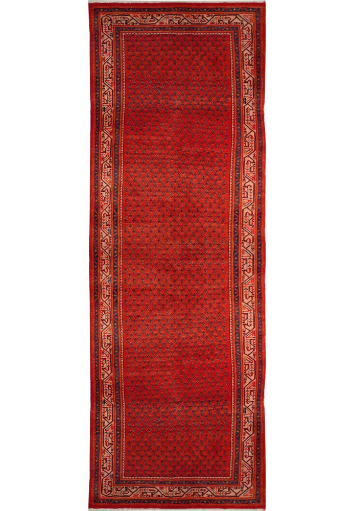 4 x 14 Unusual Size Persian Sarough Runner Rug