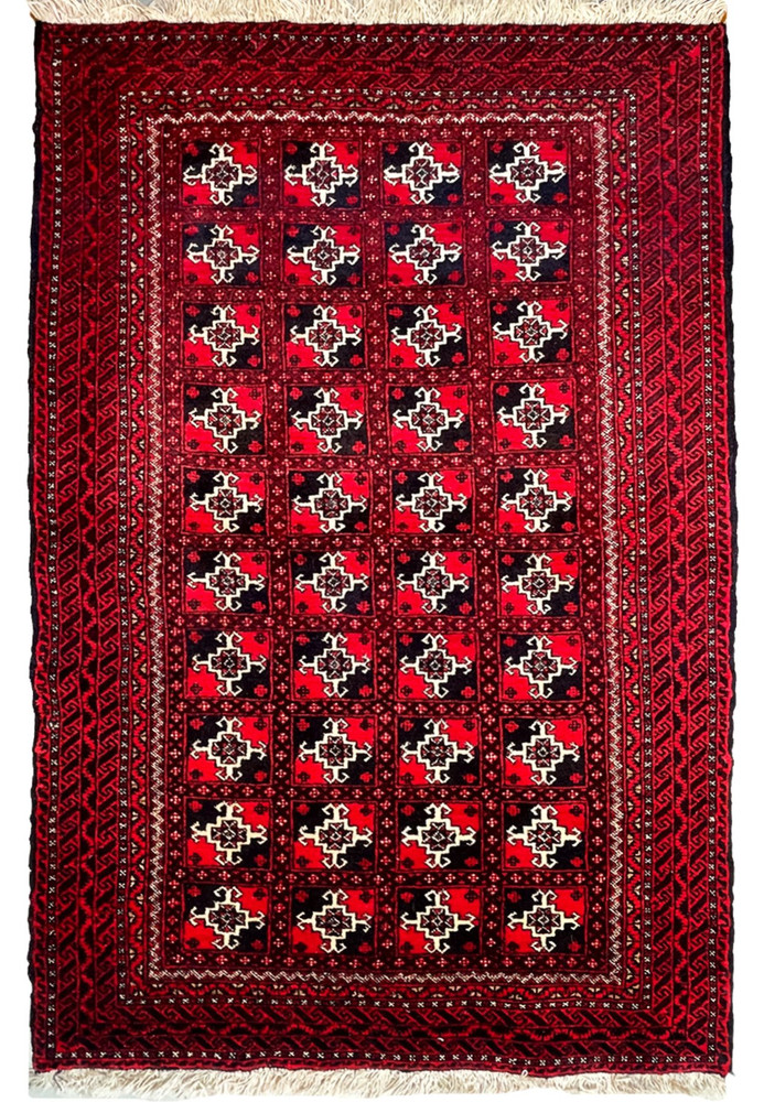 3 X 4'6" Persian Baluch Tribal Rug 3 X 4'6" Persian Baluch Tribal Rug