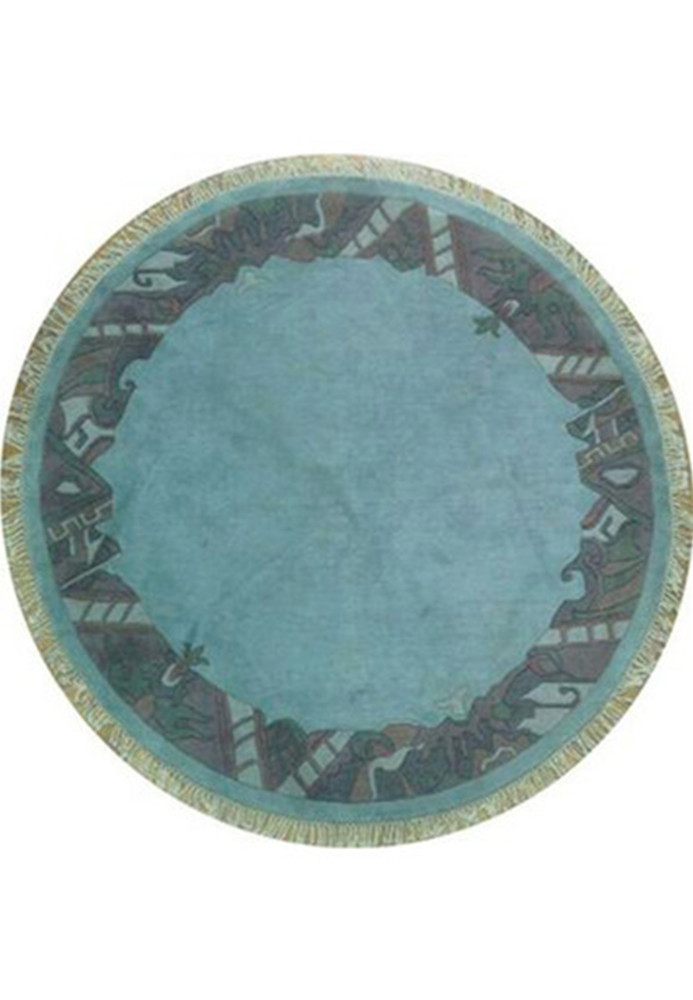 8 x 8 Modern Light Blue Tibet Open Field Handmade rug 8 x 8 Modern Light Blue Tibet Open Field Handmade rug