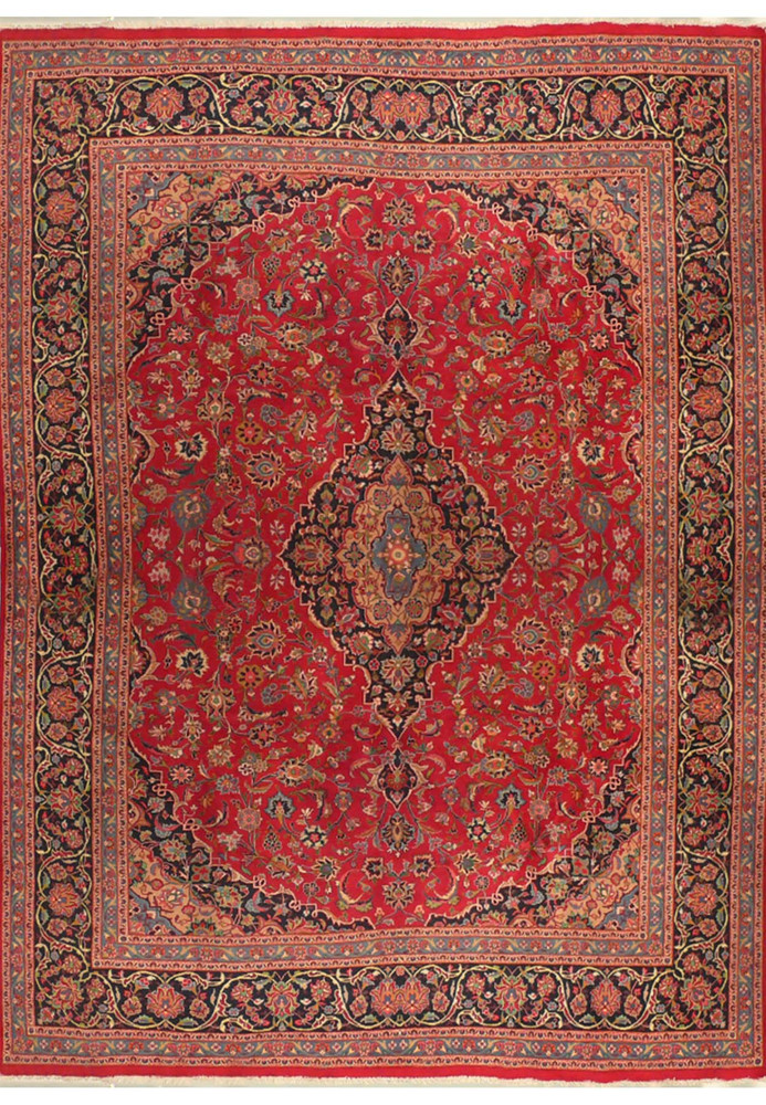 9'7 x 12'8 Persian Mashad Rug 9'7 x 12'8 Persian Mashad Rug