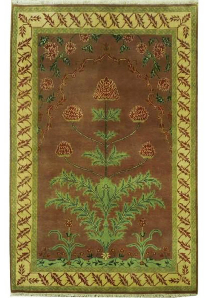 5 x 8 Exotic Authentic Oriental Agra Rug 1 5 x 8 Exotic Authentic Oriental Agra Rug 1