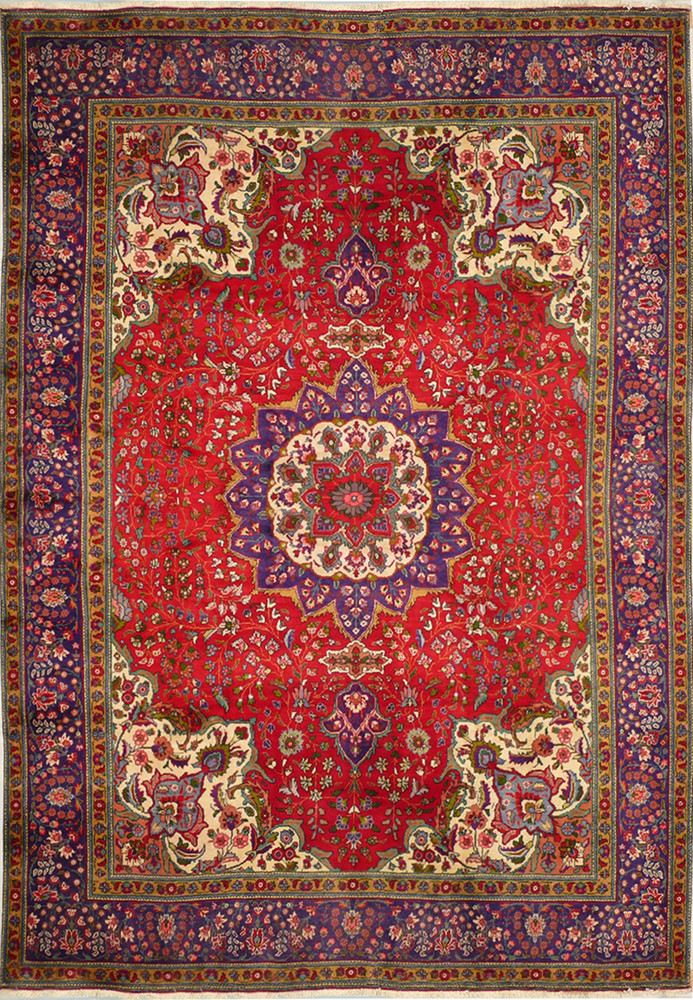 9'8" x 12'7" Persian Kerman Rug