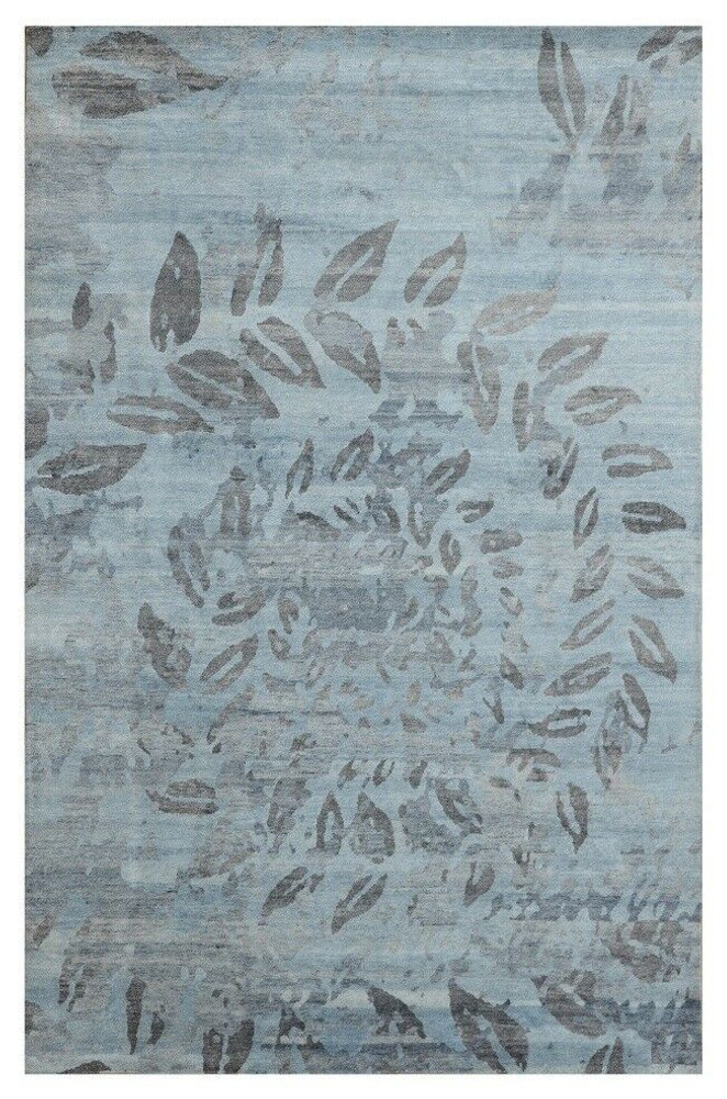 9' x 12' Area Rug  Nepali Look Gray Modern Handmade 9' x 12' Area Rug  Nepali Look Gray Modern Handmade