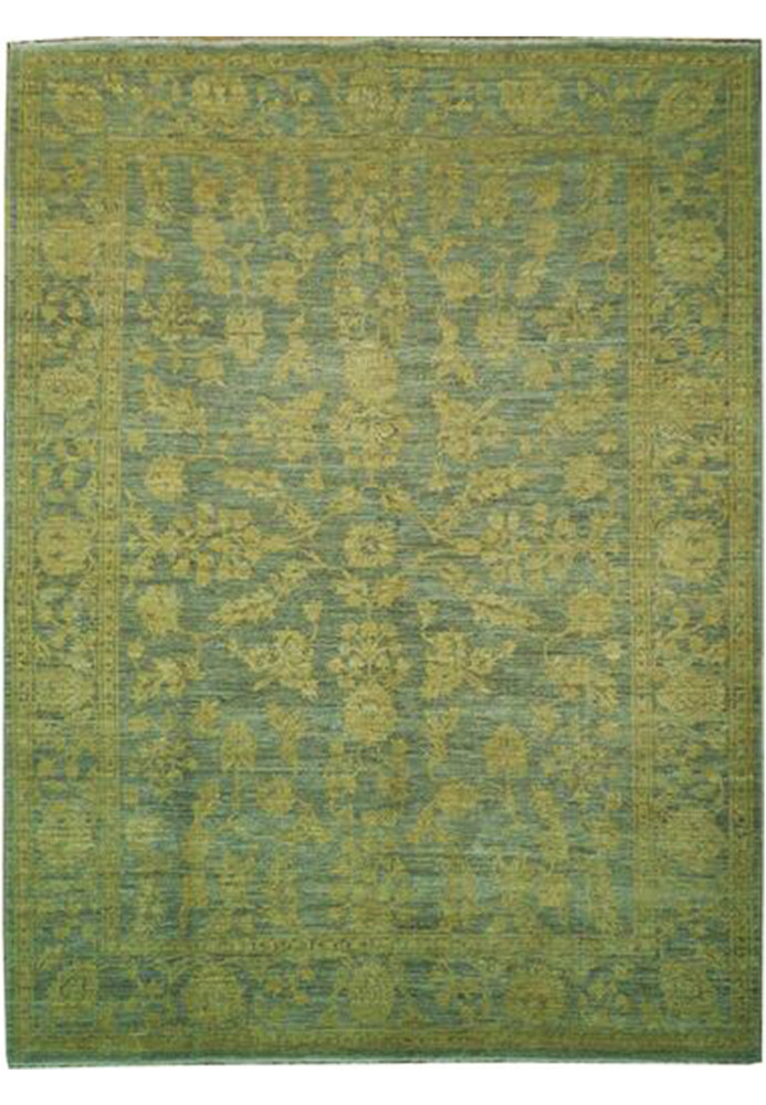 6 x 8 Peshawar Chobi Antique Look Rug Pale Light Blue 6 x 8 Peshawar Chobi Antique Look Rug Pale Light Blue