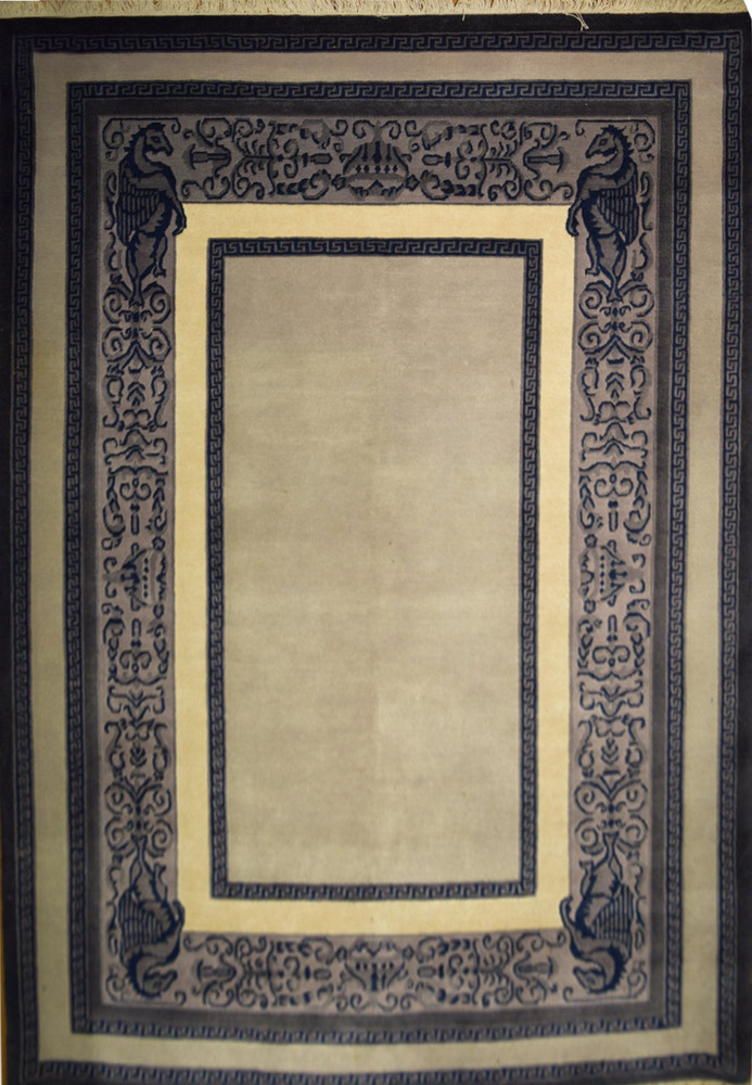 5'7" x 8'3" Modern Dragon Style Rug