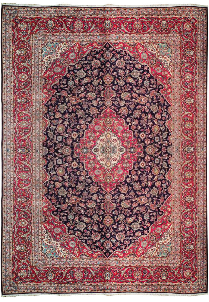 10x14 Persian Kashan Rug 10x14 Persian Kashan Rug