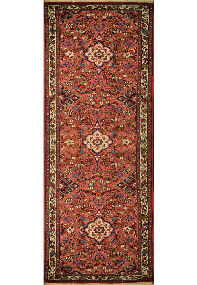 2'9" x 10 Persian Sarough Runner Rug Full view. Showing its beautiful floral and geometric rug design 2'9" x 10 Persian Sarough Runner Rug Full view. Showing its beautiful floral and geometric rug design