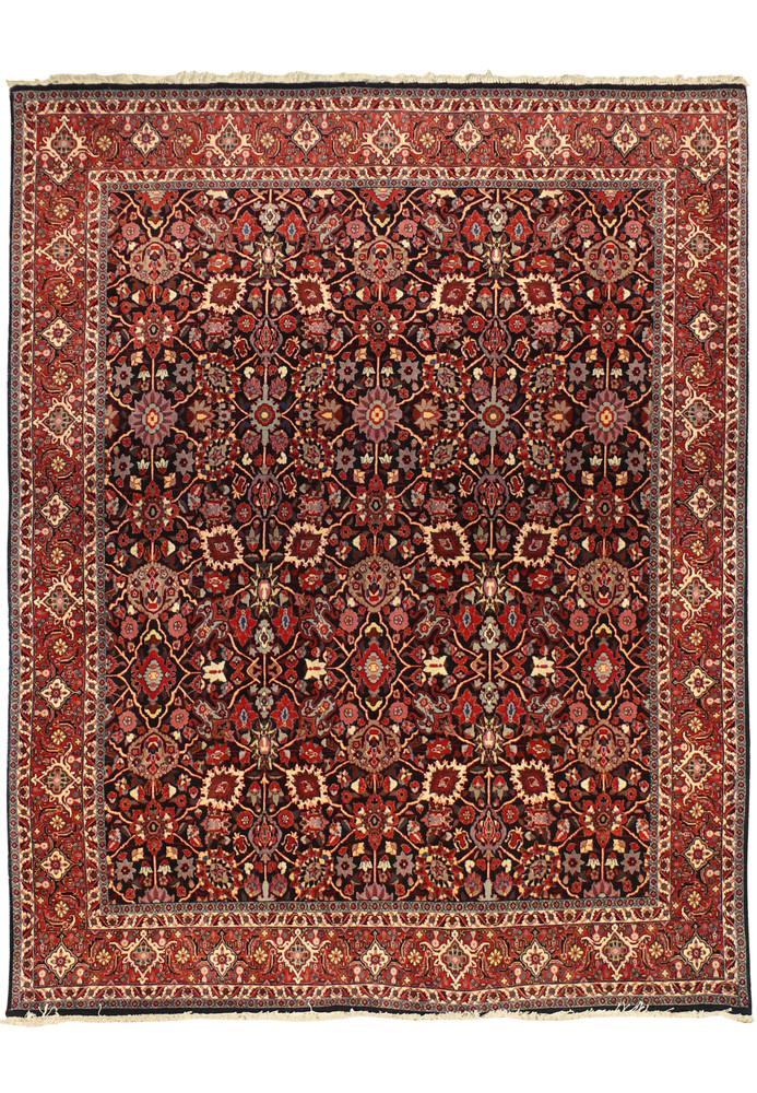 Full view of 6'6 x 8'4 Persian Bijar Rug Full view of 6'6 x 8'4 Persian Bijar Rug