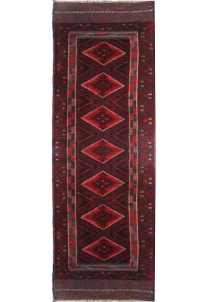 2 x 9 Oriental Mashwani Tribal Runner Rug 2 x 9 Oriental Mashwani Tribal Runner Rug