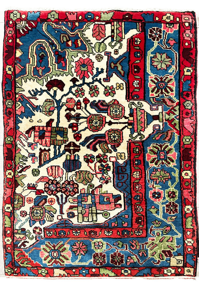 2'7" x 3'7" Persian Nahavand Rug 2'7" x 3'7" Persian Nahavand Rug