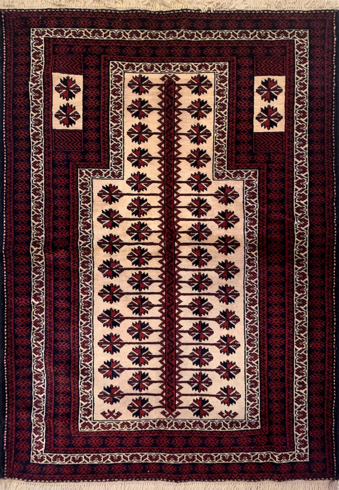 3 x 5 Persian Baluch Tribal Rug 13 3 x 5 Persian Baluch Tribal Rug 13