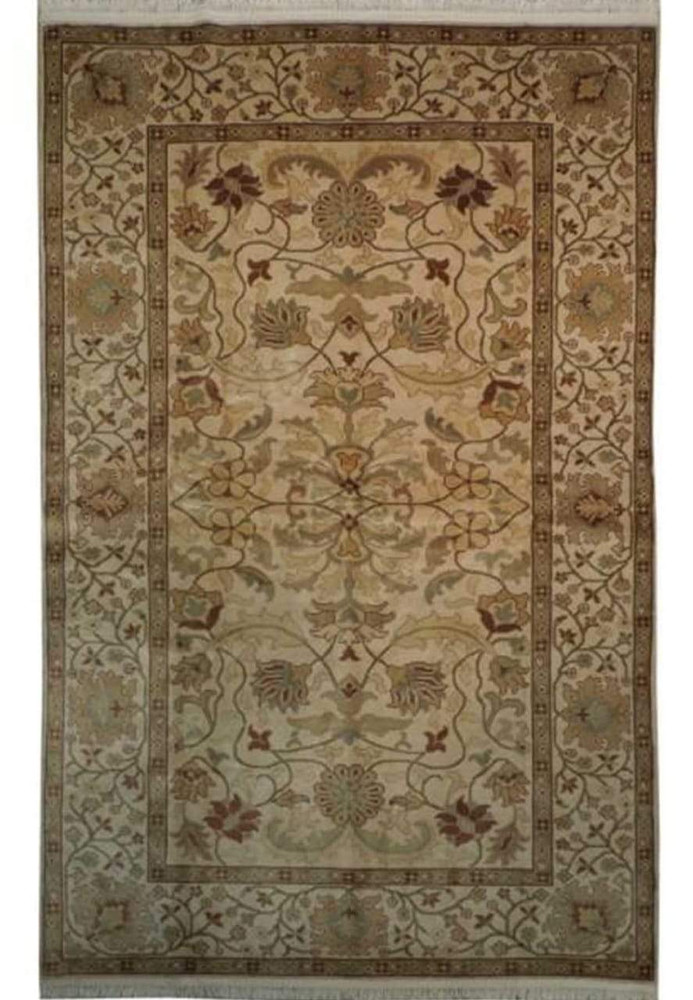 6 x 9  Authentic Silky Chobi Peshawar Rug 6 x 9  Authentic Silky Chobi Peshawar Rug