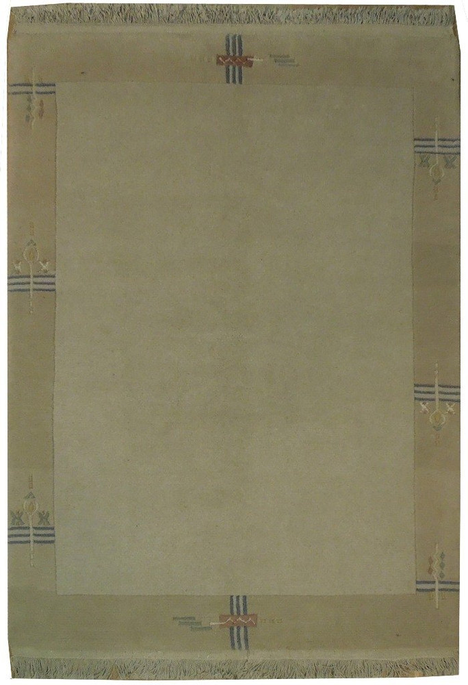 4'3 x 6'3 Modern Handmade Nepali Rug 4'3 x 6'3 Modern Handmade Nepali Rug