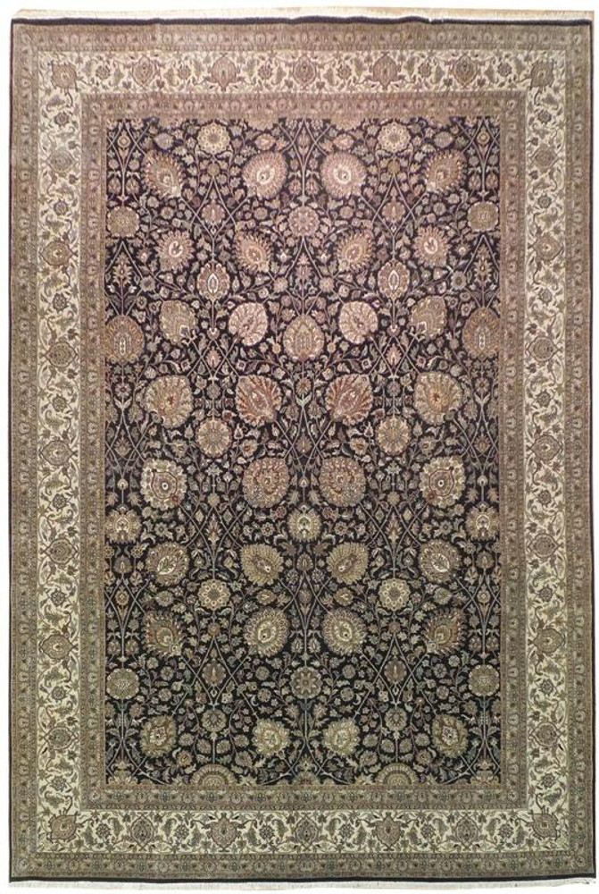 10 x 14 All-Over New Ivory High End Wool