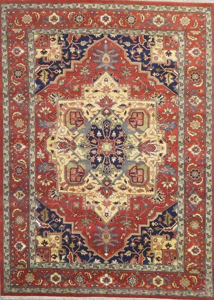 10 x 14 Geometric Persian Serapi Rug 10 x 14 Geometric Persian Serapi Rug