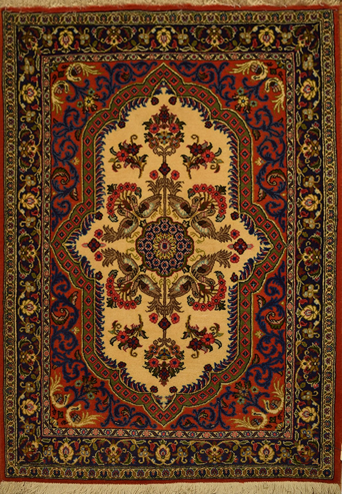 2'5 x 4 Premium Persian Qum Kork Rug 2'5 x 4 Premium Persian Qum Kork Rug