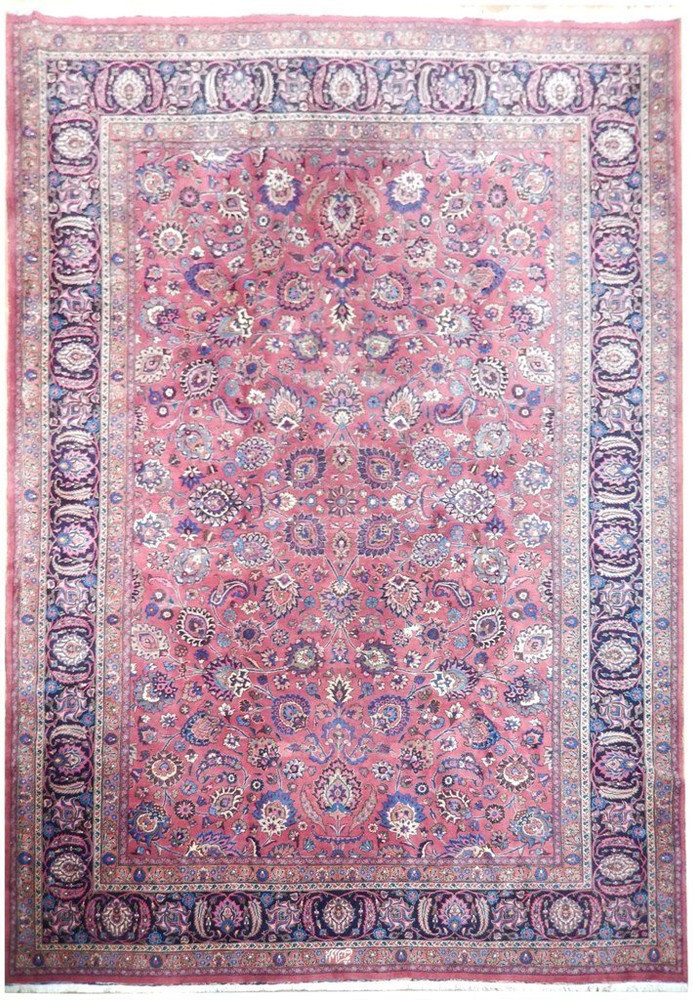 12 x 17 Persian Sarough Rug | signed by master weaver 12 x 17 Persian Sarough Rug | signed by master weaver