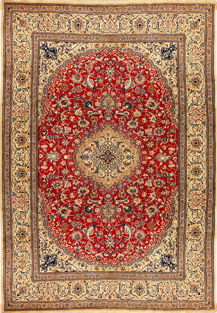 7'9" x 11'4" Persian Nain Rug 7'9" x 11'4" Persian Nain Rug