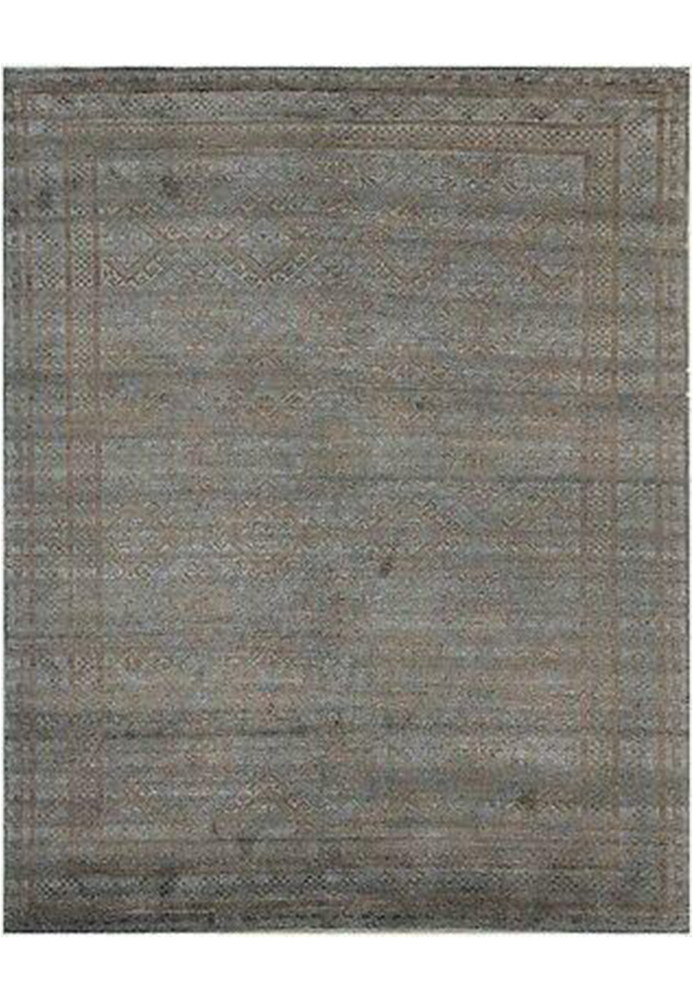 Gray Modern Affordable Handmade 5' x 8' Area Rug Silky Viscose Rayon& Wool Gray Modern Affordable Handmade 5' x 8' Area Rug Silky Viscose Rayon& Wool
