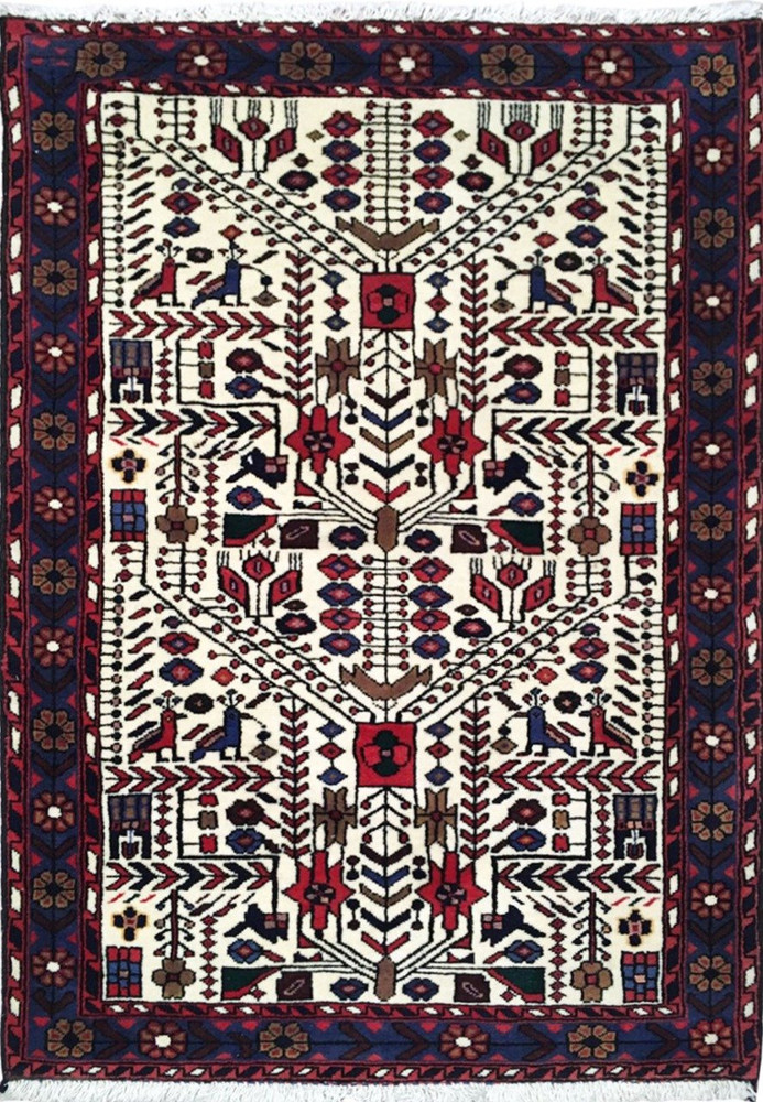 3'6 x 5'2 Antique Persian Rudbar All Over Design Rug 3'6 x 5'2 Antique Persian Rudbar All Over Design Rug