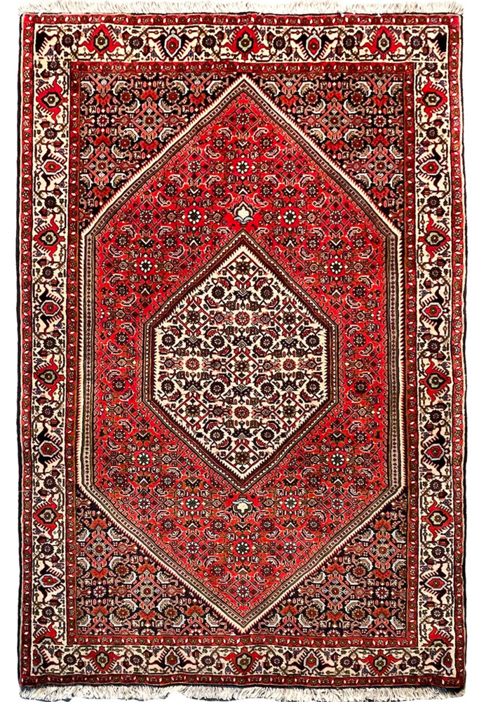 3'5" x 6 Persian Bijar Iron Rug 3'5" x 6 Persian Bijar Iron Rug