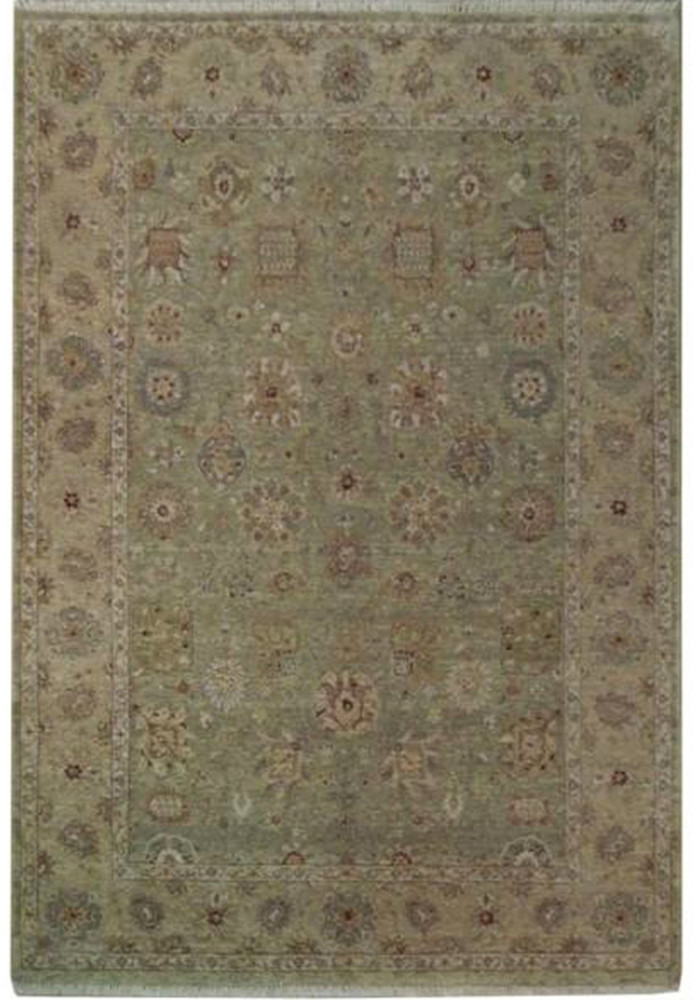 6' x 9' Transitional Chobi Vegetable Dyed Rug 9 6' x 9' Transitional Chobi Vegetable Dyed Rug 9