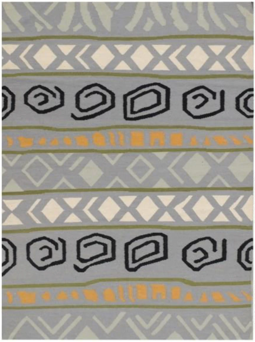 5 x 8 Authentic Handmade Flat Weave Kilim Rug 1