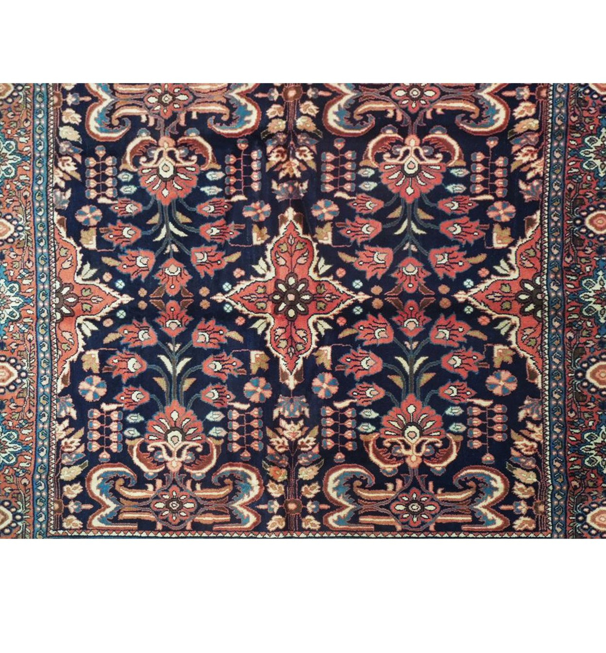 7 x 7 Persian Sarough Square Rug