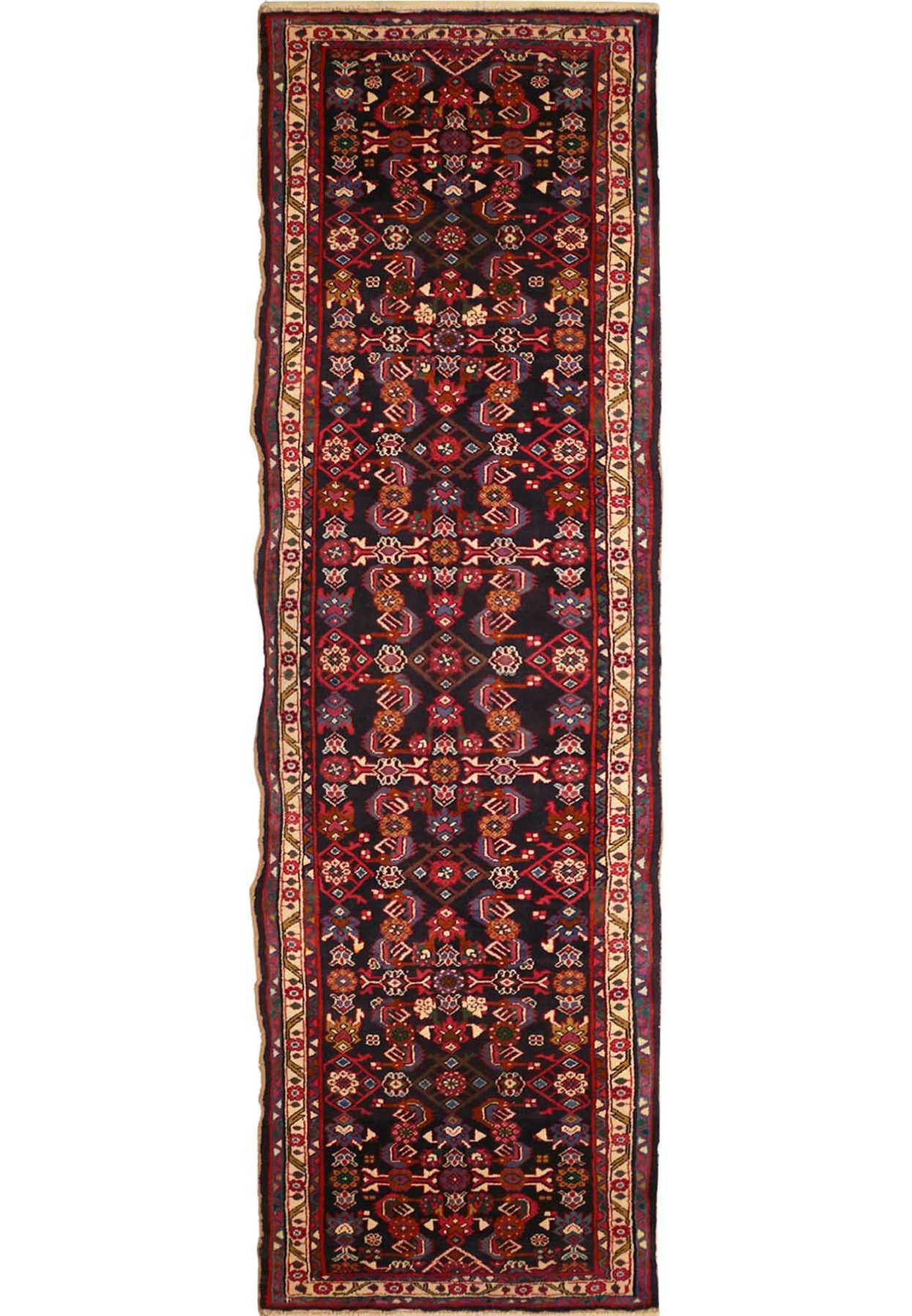 3'2 x 12'2 Persian Hamedan Runner Rug