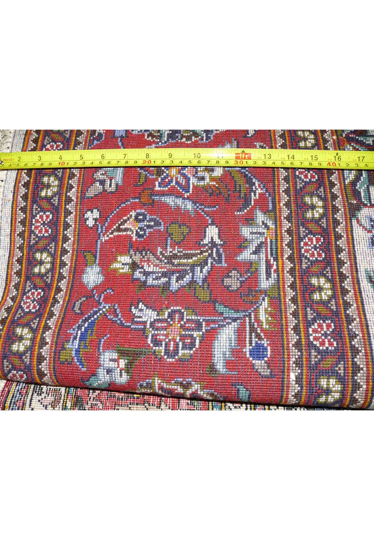 6'5 x 10 Persian Sarough All-Over Design Rug