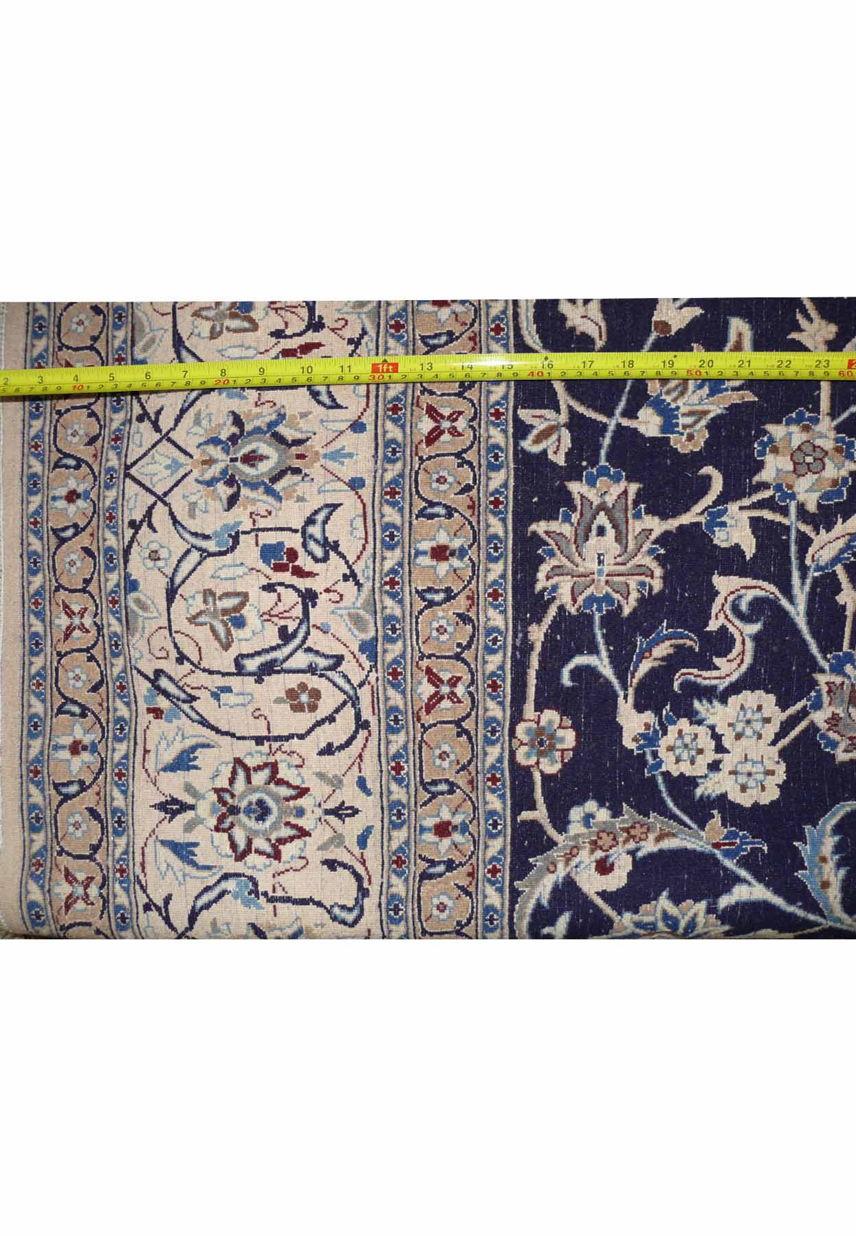 6'6 x 9'8 Persian Nain 9 LAA Wool & Silk Rug