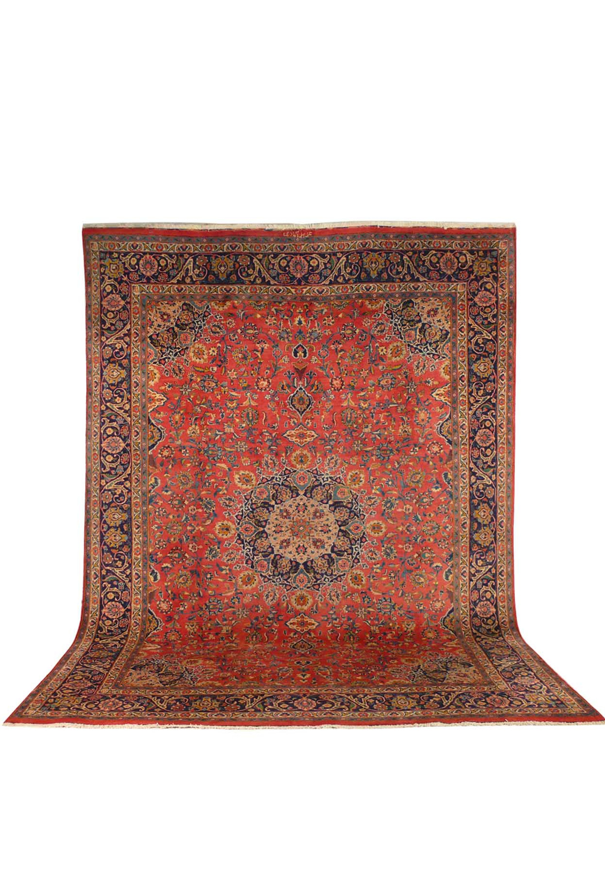 10 x 13 Persian Mashad Rug | Signed by Weaver