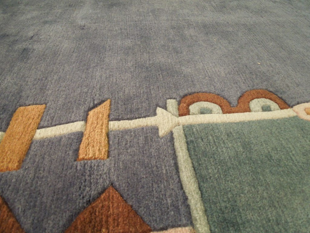 8'4" x 11'2" Authentic Handmade Modern Tibet Rug