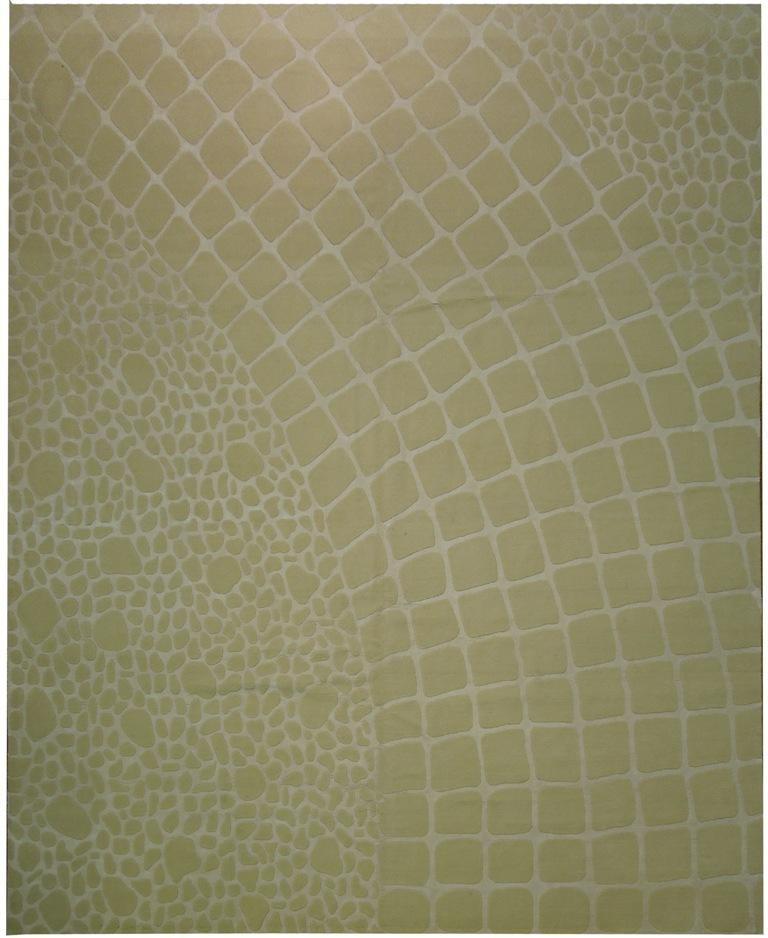 Soft Hand Knotted Modern 14x11 Silk&Wool Area Rug