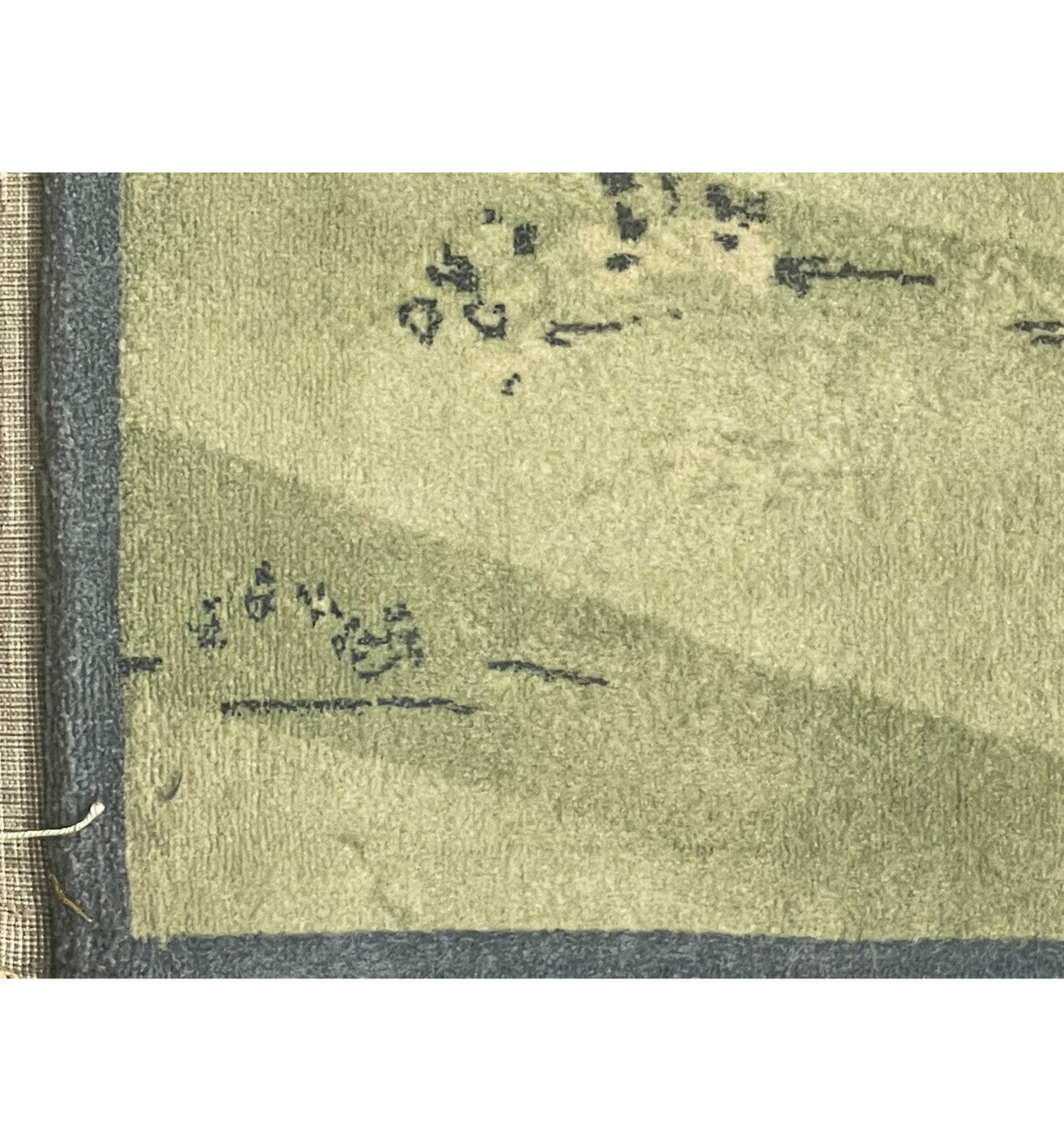 2'5 x 3'6 Persian Qum Kork & Silk Pictorial Rug