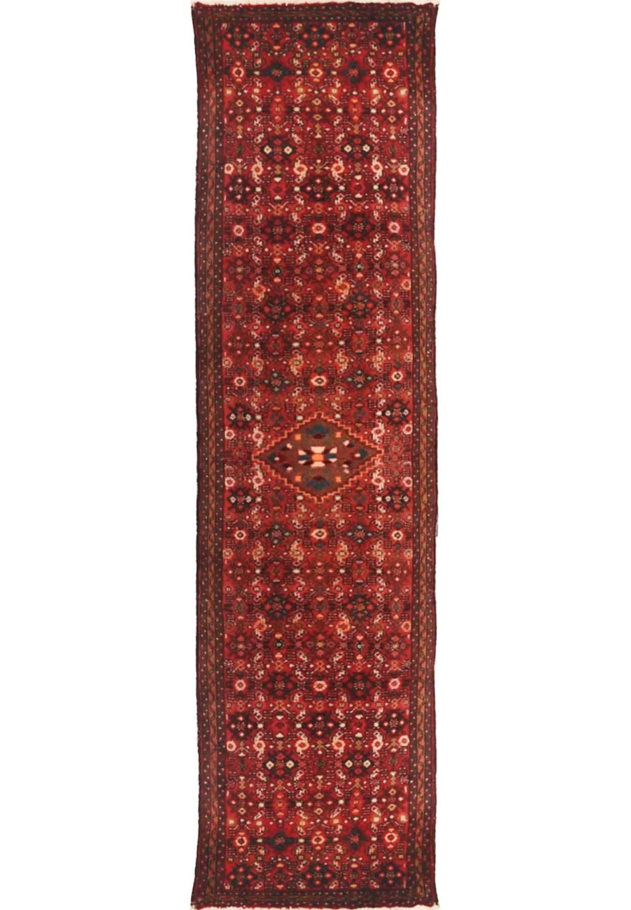 2'6 x 10'4 Persian Hosseinabad Runner Tribal Rug