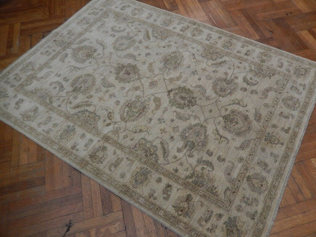 6 x 7 Transitional Chobi Rug | Flat Weave