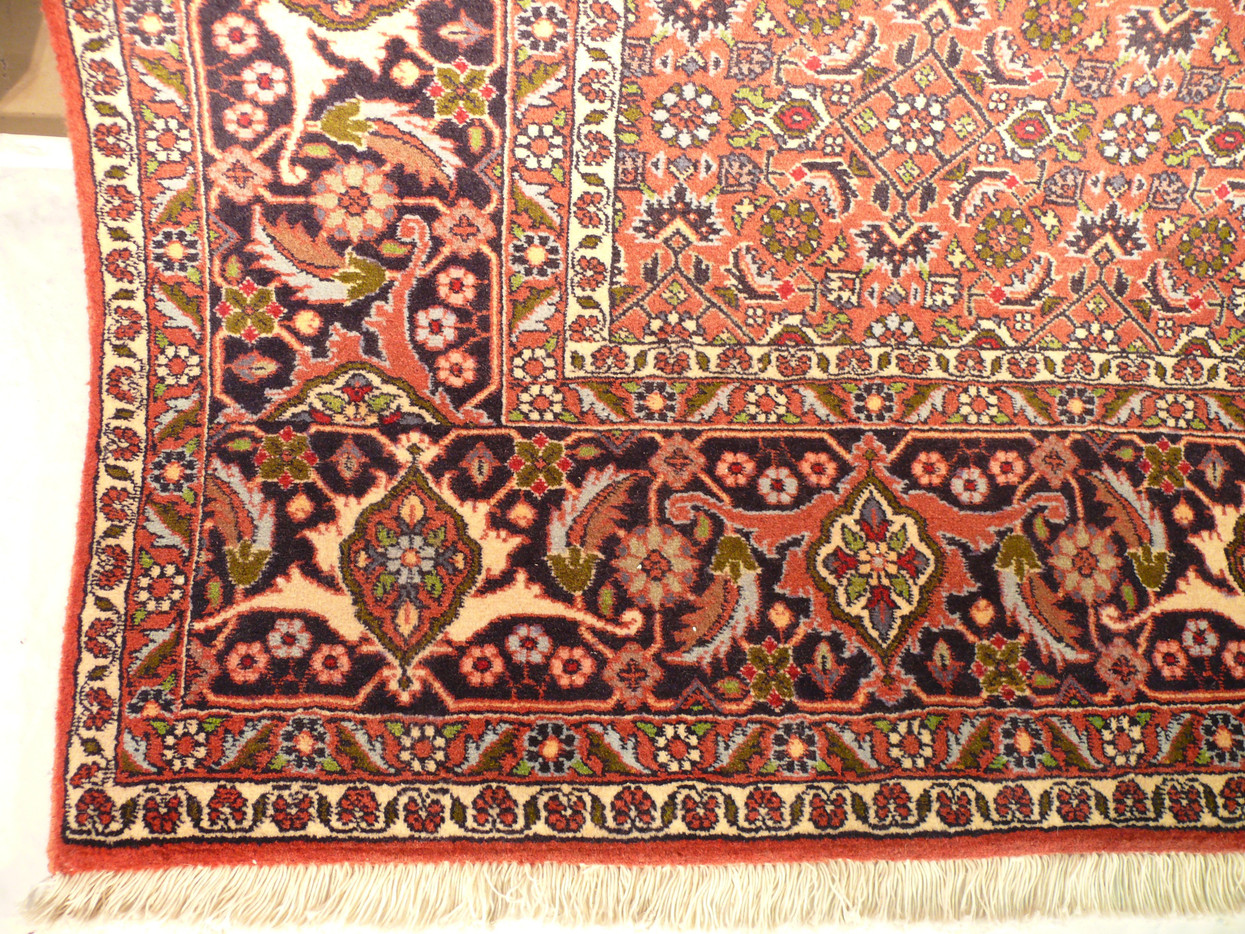 6'6" x 9'7" Persian Bijar Mahi Design