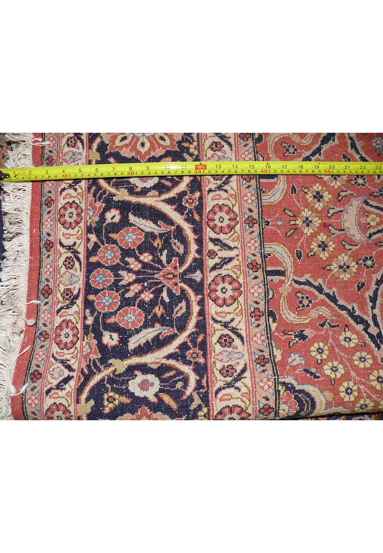 7 x 10 Persian Bijar Botanical Design Rug