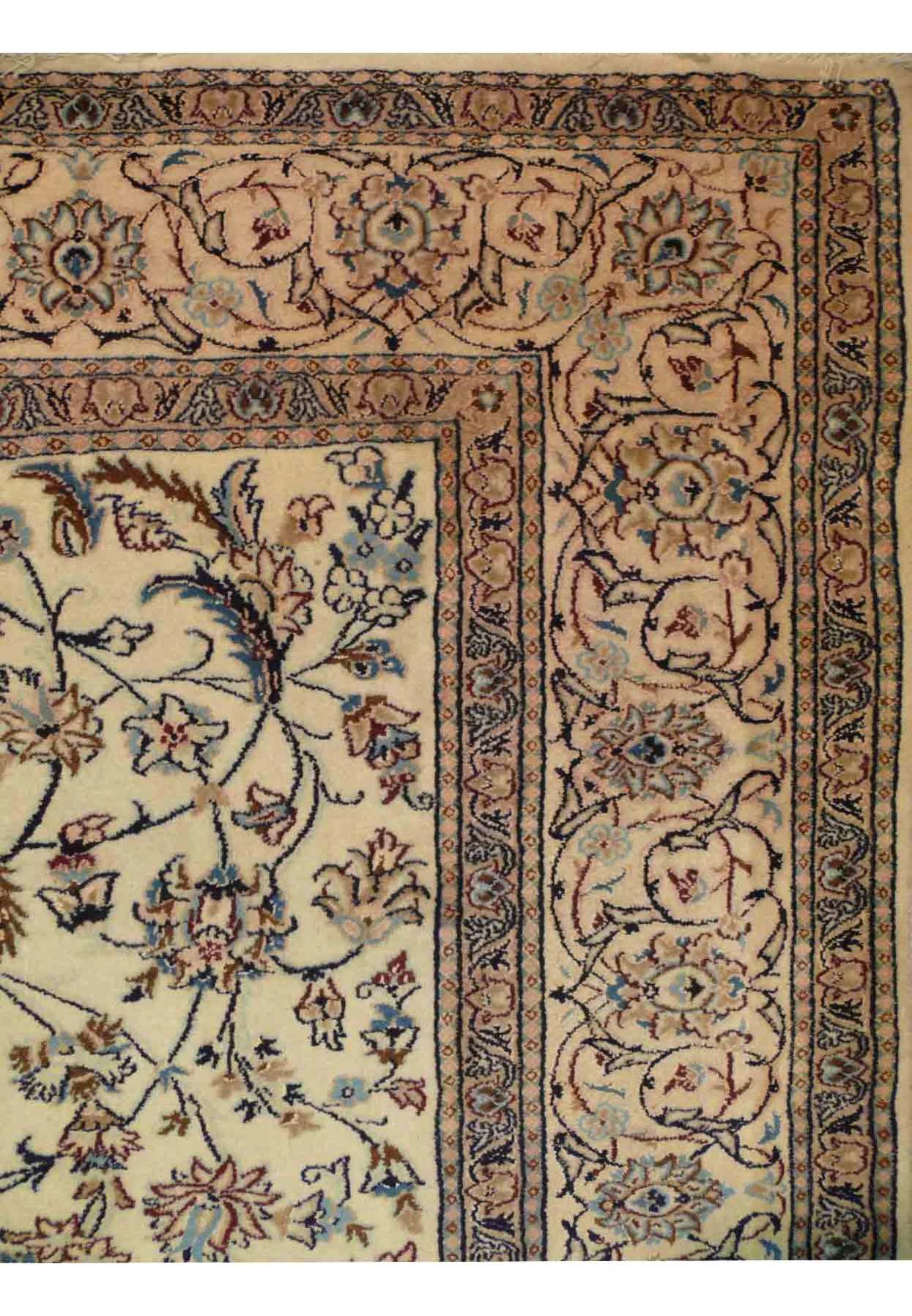 6'6 x 9'6 Persian Nain 9 LAA Star Medallion Rug