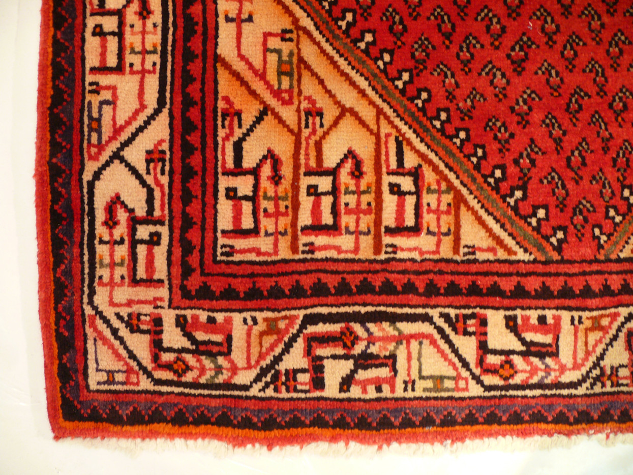 3'5 x 5 Persian Enjlas Rug